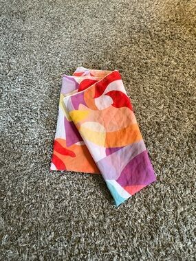 Colorful Abstract Pattern Swim Wrap - Vibrant Multicolor